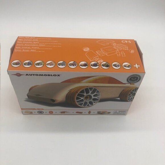 AUTOMOBLOX C9S BERLINETTA ORANGE SPORTS CAR WOODEN CAR (Like new in box)(2006) - Picture 7 of 12